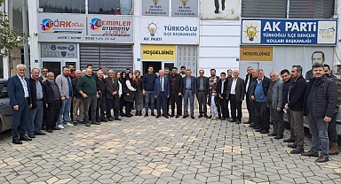 Abdurrahman Bağcı Ak Parti Türkoğlu Belediye Başkan A.Adaylığına Müracat Etti