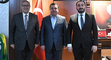 Başkan Karabudak ve Yılmazcan Genel Müdür Gezginç'e Ziyaret