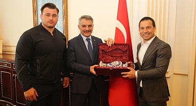 Federasyon Başkanı Eroğlu Yozgat Valisi Özkan'ı Ziyaret Etti