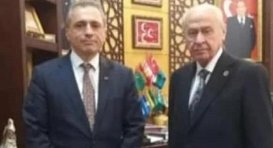 Kaymakam İbrahim Çenet Bilge Lider Bahçeli'yi Ziyaret Etti