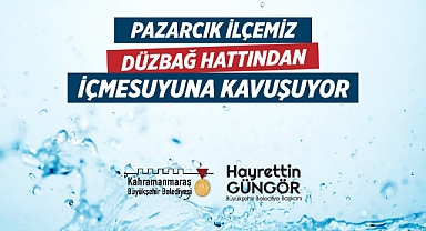 Pazarcık’ın İçmesuyu İhtiyacını Karşılayacak Projenin Temeli Atılıyor