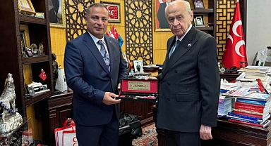 Siyasette Marka Olan Sermet Yıldız Bilge Lider Genel Başkan Bahçeli'yi Ziyaret Etti