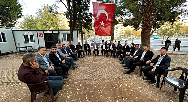 Türkoğlu MHP İlçe ve Ocak Teşkilatından İl Başkanı Demiröz' e Hayırlı Olsun Ziyareti
