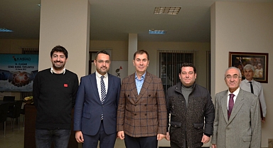 Başkan A.Adayı Akbaş Kasiad' Başkanı Ciğer'i Ziyaret Etti