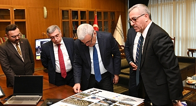 Başkan Güngör, Azerbaycan Diaspora Bakan Yardımcısı Hacıyev’i Misafir Etti