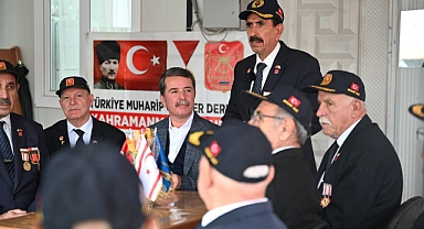 Gaziler Derneğinden BŞB A.Adayı Okumuş'a Sıcak Karşılama
