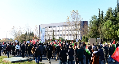 KSÜ’den “Gazze’ye Selam” Yürüyüşü