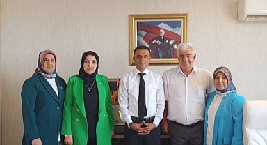 Afşin Kaçep'ten Başarılı Bürokrat Kömürcü'ye Ziyaret