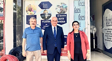 Başkan Cüce Rumi Dernek Bşk.Aslı Torun'u Ziyaret Etti