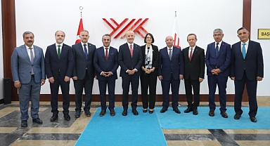 YÖK Başkanı Prof. Dr. Özvar, KİÜ Rektörü Prof. Dr. Bakan’ı Kabul Etti