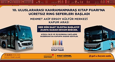 Kitap Fuarı’na Ücretsiz Ring Seferleri Başladı!