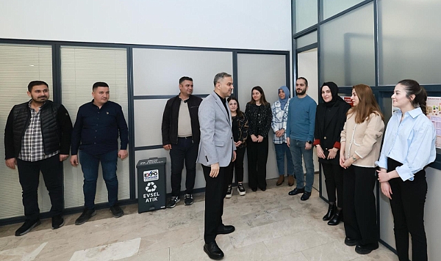 Başkan Toptaş, Belediye Personeliyle Bayramlaştı