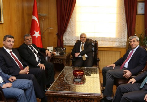 ADALET BAKAN YARDIMCISI KAYNAK, MÜSTEŞAR İPEK VALİ GÜVENÇER’İ MAKAMINDA ZİYARET ETTİ