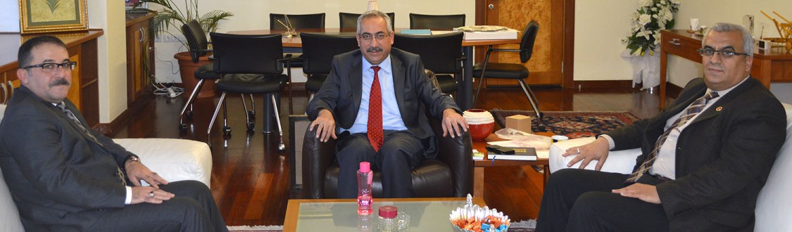 Afşin Belediye Başkanı Güven’den KSÜ Rektörü Prof. Dr. Durmuş Deveci’ye Ziyaret.