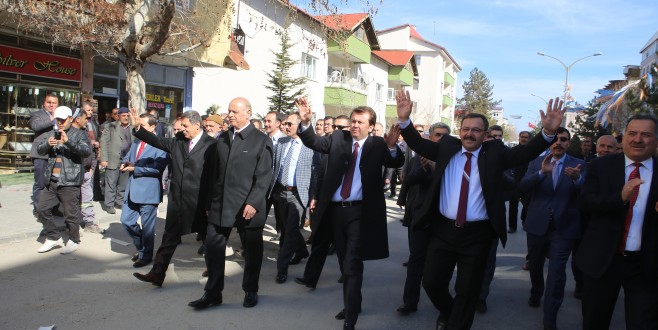 AK PARTİ GÖKSUN SEÇİM BÜROSUNA GÖRKEMLİ AÇILIŞ.