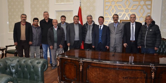 ASKF BAŞKANI ÖNAL VE ÜYELERİNDEN BAŞKAN OKUMUŞ'A TEŞEKKÜR ZİYARETİ