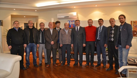 AYDIN’DAN GAZETECİLER CEMİYETİ’NE ZİYARET