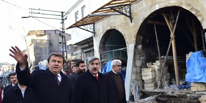 BAKAN YARDIMCISI YAYMAN DEMİRCİLER ÇARŞISI’NDA