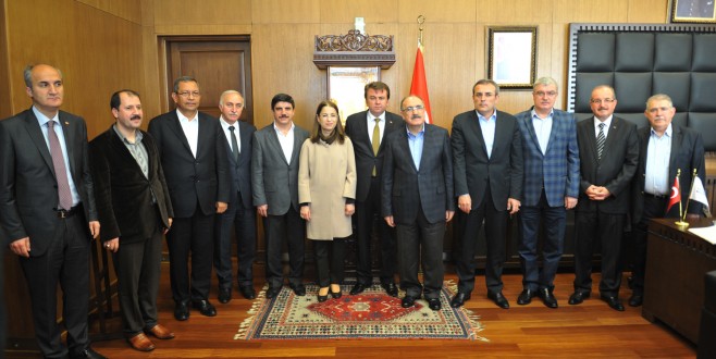 BAŞBAKAN YARDIMCISI ATALAY,BAKAN İSLAM VE AKTAY’DAN ZİYARET