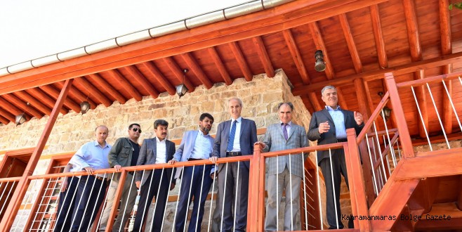 BAŞBAKAN YARDIMCISI KAYNAK, DULKADİROĞLU'NUN BİTEN PROJELERİNİ YERİNDE İNCELEDİ