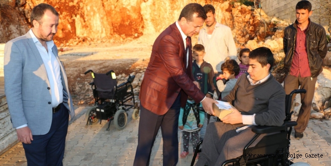 BAŞKAN BOZDAĞ; ENGELLİ VATANDAŞ OSMANIN YÜZÜNÜ GÜLDÜRMEYE DEVAM EDİYOR