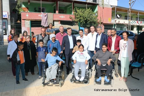 BAŞKAN BOZDAĞ’IN, ENGELSİZ YAŞAM İÇİN ENGELLİLERE DESTEĞİ DEVAM EDİYOR.