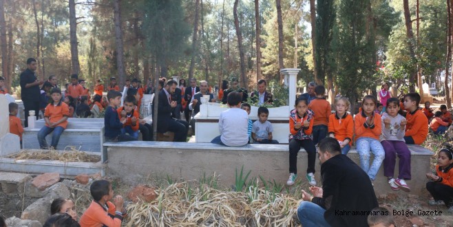 BAŞKAN BOZDAĞ VE 15 TEMMUZ İLKOKULU ÖĞRENCİLERİNDEN ANLAMLI ZİYARET
