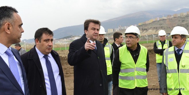 BAŞKAN ERKOÇ, İNŞAAT ÇALIŞMALARINDA İNCELEMELERDE BULUNDU