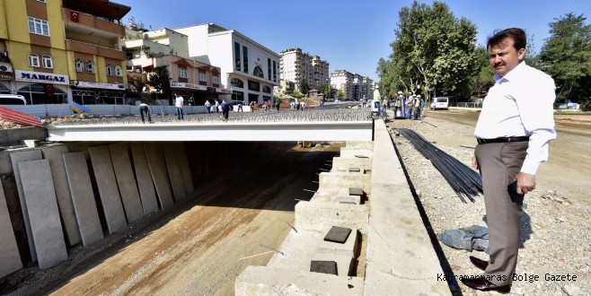 BAŞKAN ERKOÇ KARAMANLI KAVŞAĞI’NDA İNCELEMELERDE BULUNDU