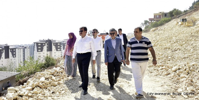 BAŞKAN ERKOÇ KUZEY ÇEVRE YOLUNDA…