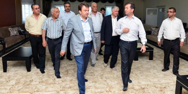 BAŞKAN ERKOÇ PAZARCIK TAZİYE EVİNİ İNCELEDİ
