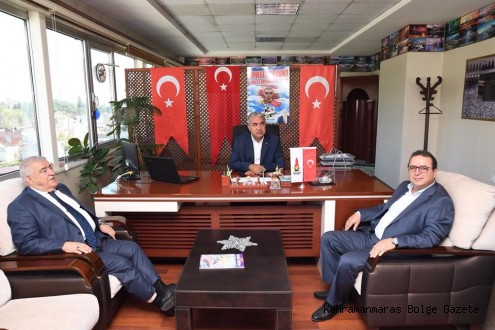 BAŞKAN HANEFİ MAHÇİÇEK’TEN ESNAF ODALARI BAŞKANLARINA ZİYARET