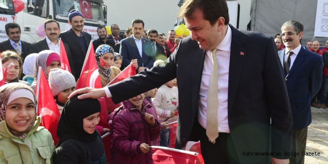 BAYIRBUCAK TÜRKMENLERİNE 47 TIR YARDIM