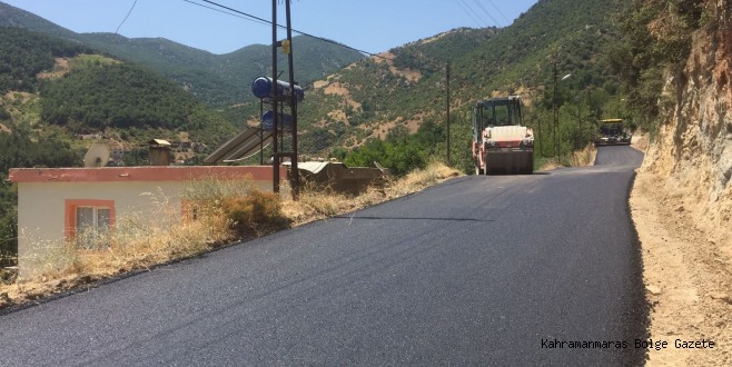 BEYOĞLU SARILAR YOLU ASFALTLANDI