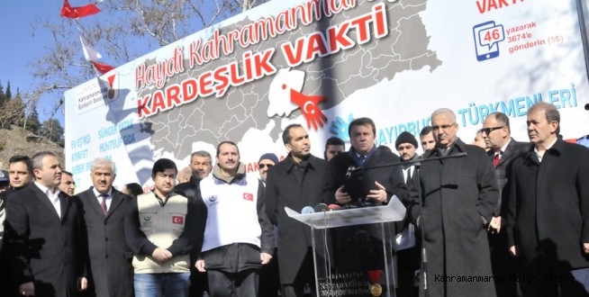 BÜYÜKŞEHİR BELEDİYESİ VE HAYRAT İNSANİ YARDIM DERNEĞİNDEN BAYIRBUCAK’A YARDIM KAMPANYASI.