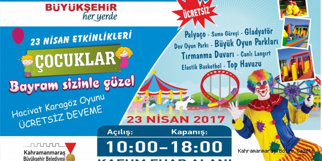 BÜYÜKŞEHİR’DEN 23 NİSAN ETKİNLİKLERİ