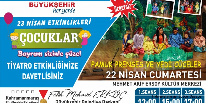 BÜYÜKŞEHİR’DEN ÇOCUKLARA PAMUK PRENSES