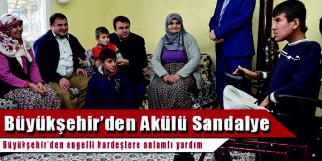 Büyükşehir'den engelli kardeşlere anlamlı yardım
