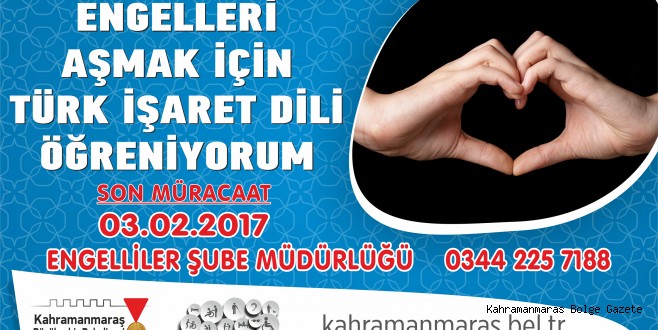 BÜYÜKŞEHİR’DEN İŞARET DİLİ KURSU