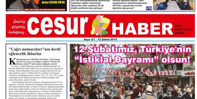 CESUR Haber, yeniden yayında!