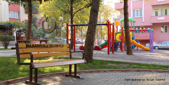 DULKADİROĞLU BELEDİYESİ BÖLGESİNİ PARKLARLA DONATTI