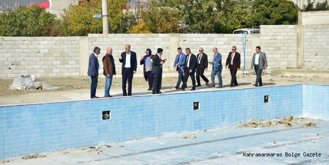 DULKADİROĞLU'NDAN YARI OLİMPİK YÜZME HAVUZU