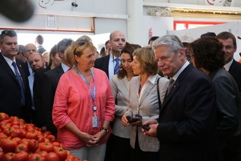 FEDERAL ALMANYA CUMHURBAŞKANI JOACHIM GAUCK’IN İLİMİZİ ZİYARET ETTİ.