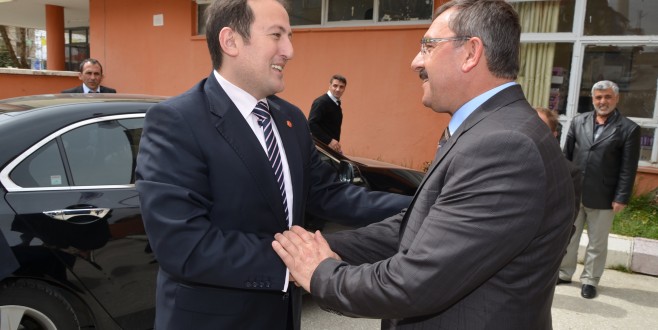 Göksun Kaymakamı Pehlivan, Başkan Aydın’ı Ziyaret Etti