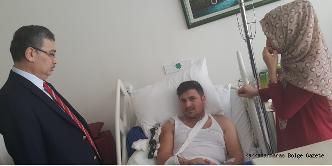 GÜVENÇ GATA da yatan yaralı Askerleri Ziyaret etti.