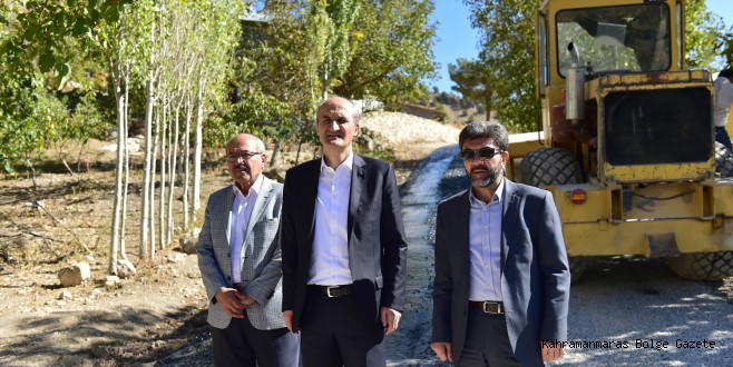 GÜVENLİ BİR ULAŞIM İÇİN DAĞI ERİTİP YOL YAPTIK