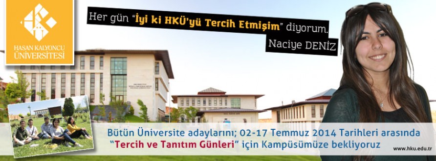 HASAN KALYONCU ÜNİVERSİTESİ TERCİH VE TANITIM GÜNLERİ BAŞLIYOR.