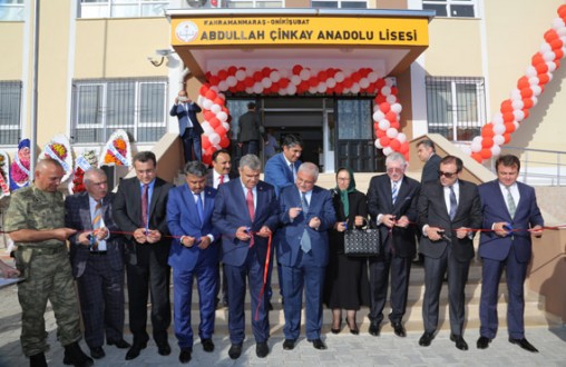 HAYIRSEVER İŞ ADAMI TARAFINDAN YAPTIRILAN’’ABDULLAH ÇİNKAY ANADOLU LİSESİ ‘’TÖRENLE AÇILDI