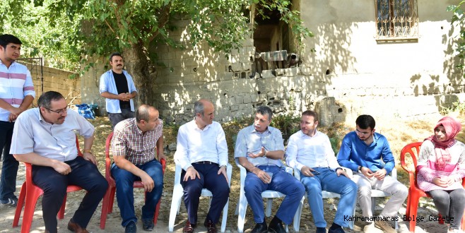 İÇİŞLERİ KOMİSYON BAŞKANI GÜVENÇ VE BAŞKAN OKAY DULKADİROĞLU'NUN HİZMETLERİNİ YERİNDE İNCELEDİ