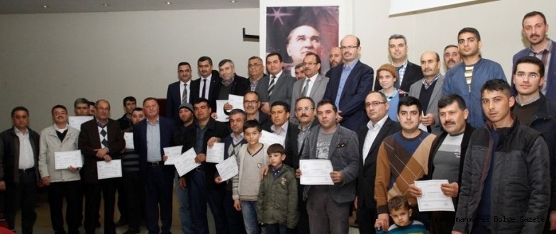 İLİMİZDE DÜZENLENEN ARICILIK KURSU SONA ERDİ